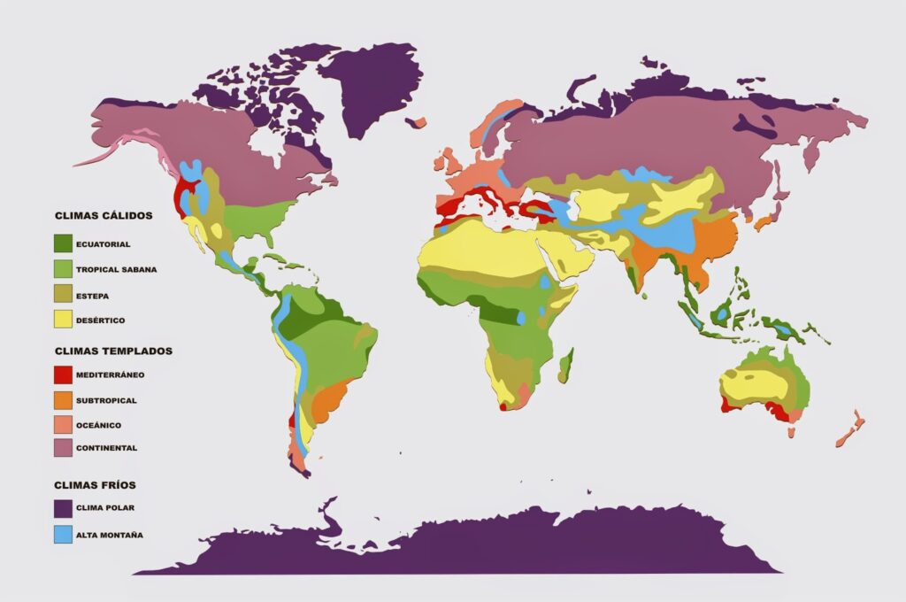 mapa clima